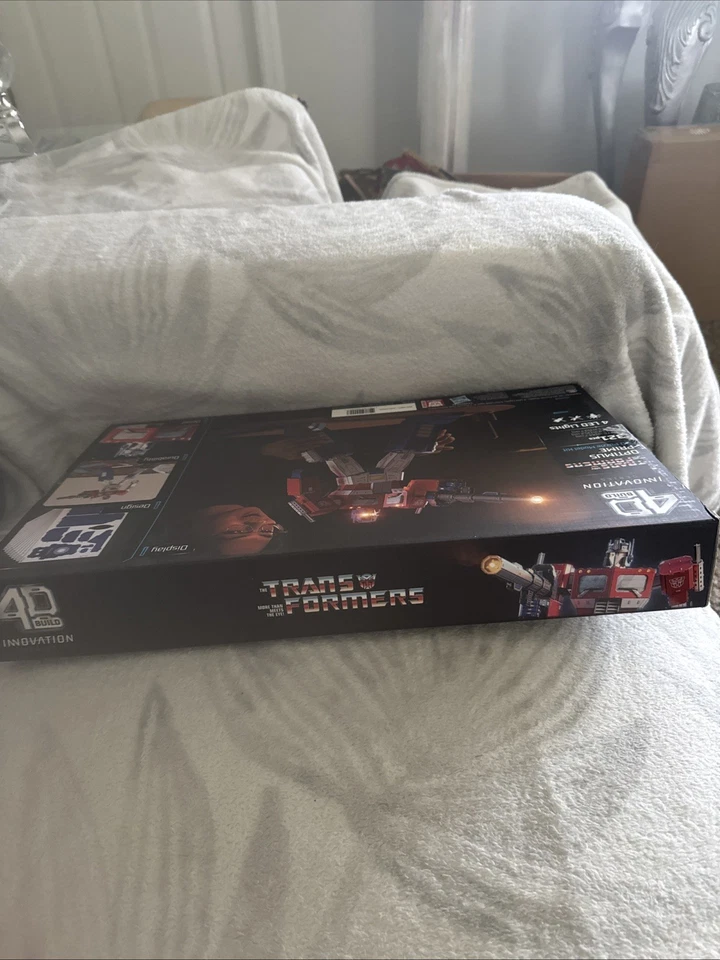 4D Build Transformers Optimus Prime 3D Model Kit with LED Lights - SEALED NEW - Image 3 of 4