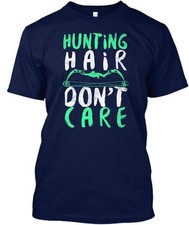 Bowhunting Hair Bow Hunting Archery Bows Dont Care T-Shirt Made in USA S to 5XL