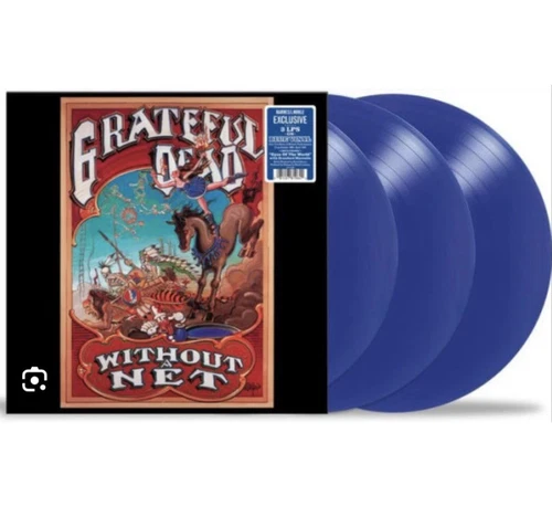 Grateful Dead ‎Without A Net Exclusive Bluejay Colored Vinyl 3XLP Record Set NEW