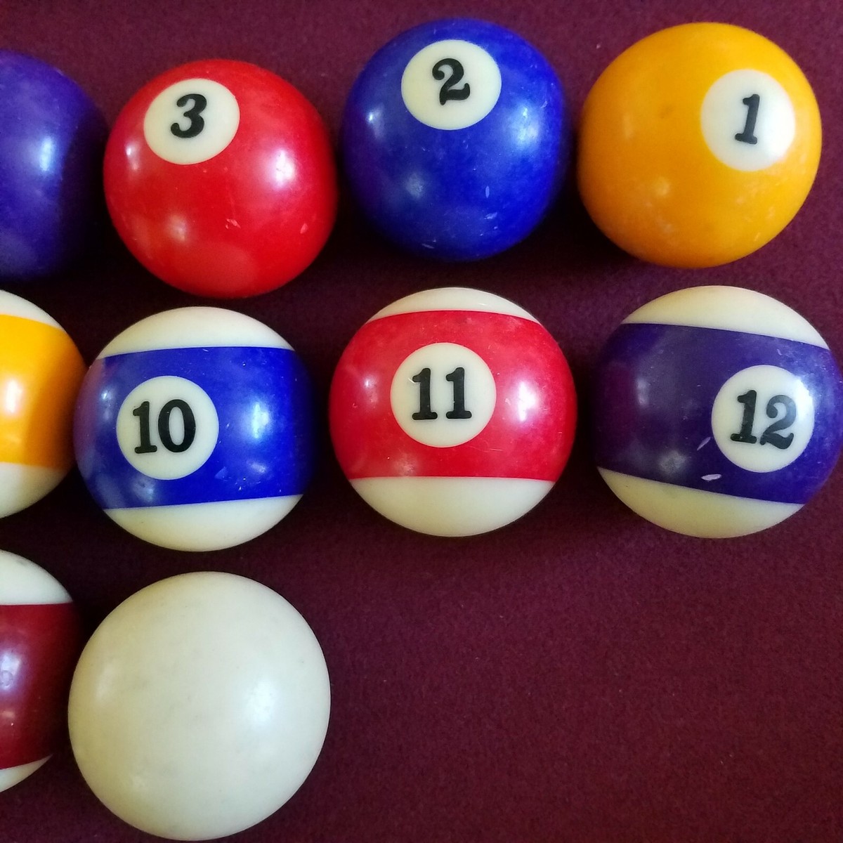 Set of Vintage Pool Billiards Balls Complete Set of 16 Pre Set of Vintage Pool Billiards Balls Complete Set of 16 Pre