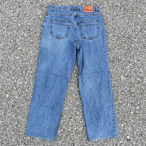 VTG Orvis Swamper Jeans Mens 36x30 (34x30) Blue Denim 85XR Grunge Work Outdoor - Picture 13 of 18