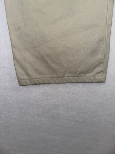 Vintage Lee Denim Ride Girls Carpenter Khaki Baggy Y2k Wide Jeans Pants Size 14R - Picture 6 of 9