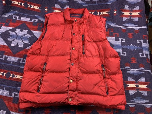 Orvis Essex Down Vest Jacket Red 