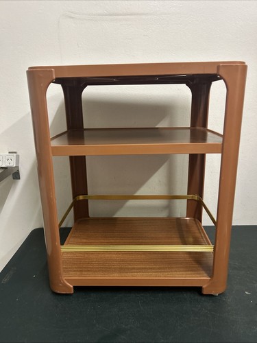 Mid Century Modern Bar Drink Cart Table Plastic. 1970s - Picture 5 of 10