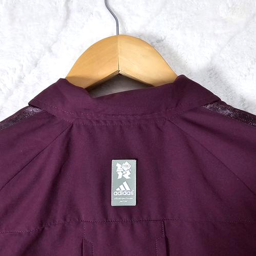 Adidas London 2012 Olympics Tracksuit Jacket Women's Size UK 10 Purple Climacool - Picture 11 of 16