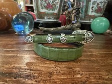 Chacon Sterling Silver Belt Buckle Set New   1.25 -.75    33-34     