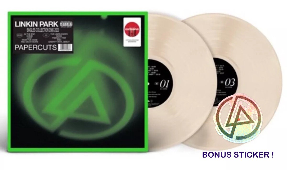 Linkin Park - Papercuts Bone Colored 2LP Vinyl Record - New