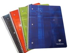 Pack of 5 Clairefontaine Classic Extra Large Side Spiralbound Notebook 8.5 X 11