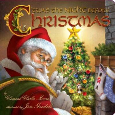Twas The Night Before Christmas - Board book - VERY GOOD