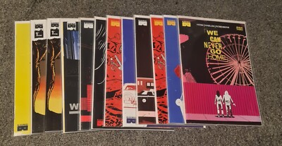 WE CAN NEVER GO HOME #1-5 Plus Varianten und 2. Drucke Duplikat 12 Comics insgesamt
