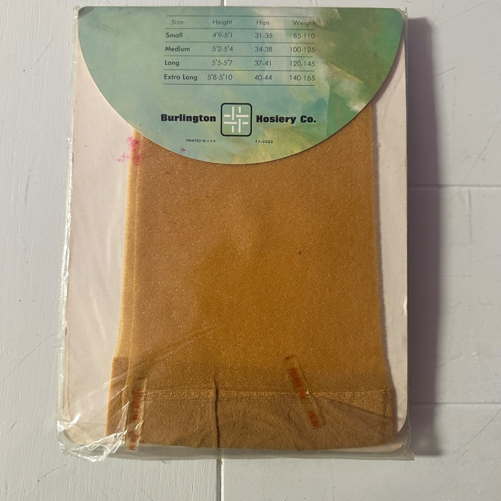 Vintage Burlington Glitter Panty Hose Lot of 2 Nylon 394 Long Gold