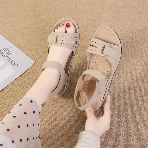 Women Sandals Anti-slip Summer Casual Orthopedic Open Toe Flats Beach Shoes Size - Bild 10 von 16