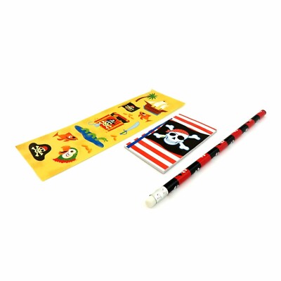 Piraten 3 teiliges Schreibwaren Set