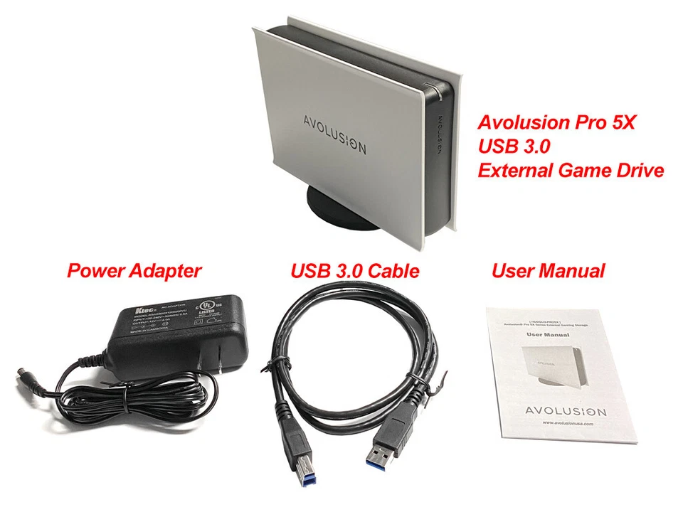 Avolusion PRO-5X Series 10TB USB 3.0 External Hard Drive for WindowsOS PC Laptop - Image 4 of 4