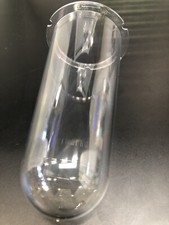 2 PZ Interno Vaso porta fiori Cimitero Policarbonato trasparente 20x8 flangia 11