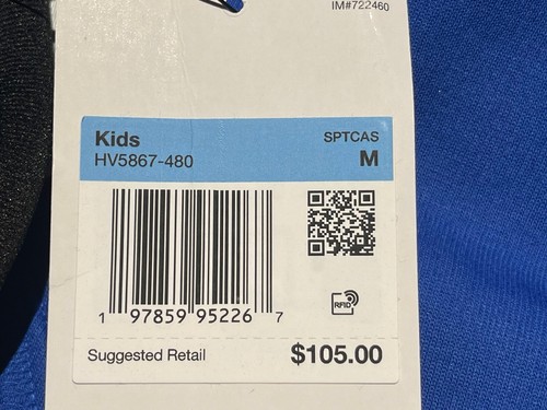 Nike Sportswear Big Kids Sz M Tech Fleece Hoodie Blue Black HV5867 480 - Picture 7 of 7