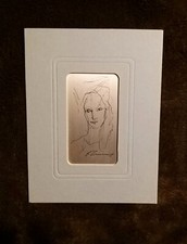 Ernesto Treccani Licia Serigrafia Su Lastra Argentata Tiratura Limitata Ed. Arte