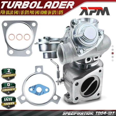 Turbolader VOLVO S40 I  2.0 T4 (VS)