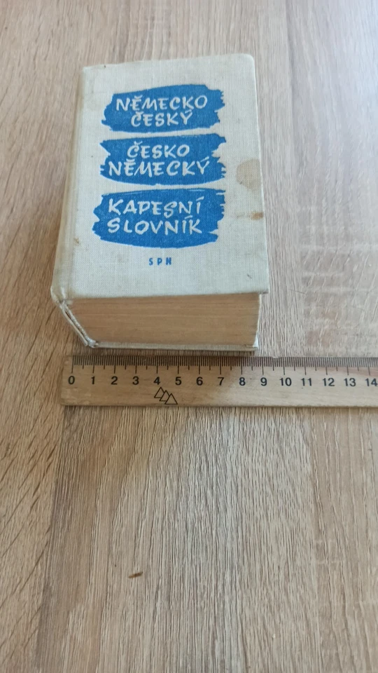 Vintage, dictionnaire tchèque-allemand. Tchécoslovaquie 1962 - Photo 3/4