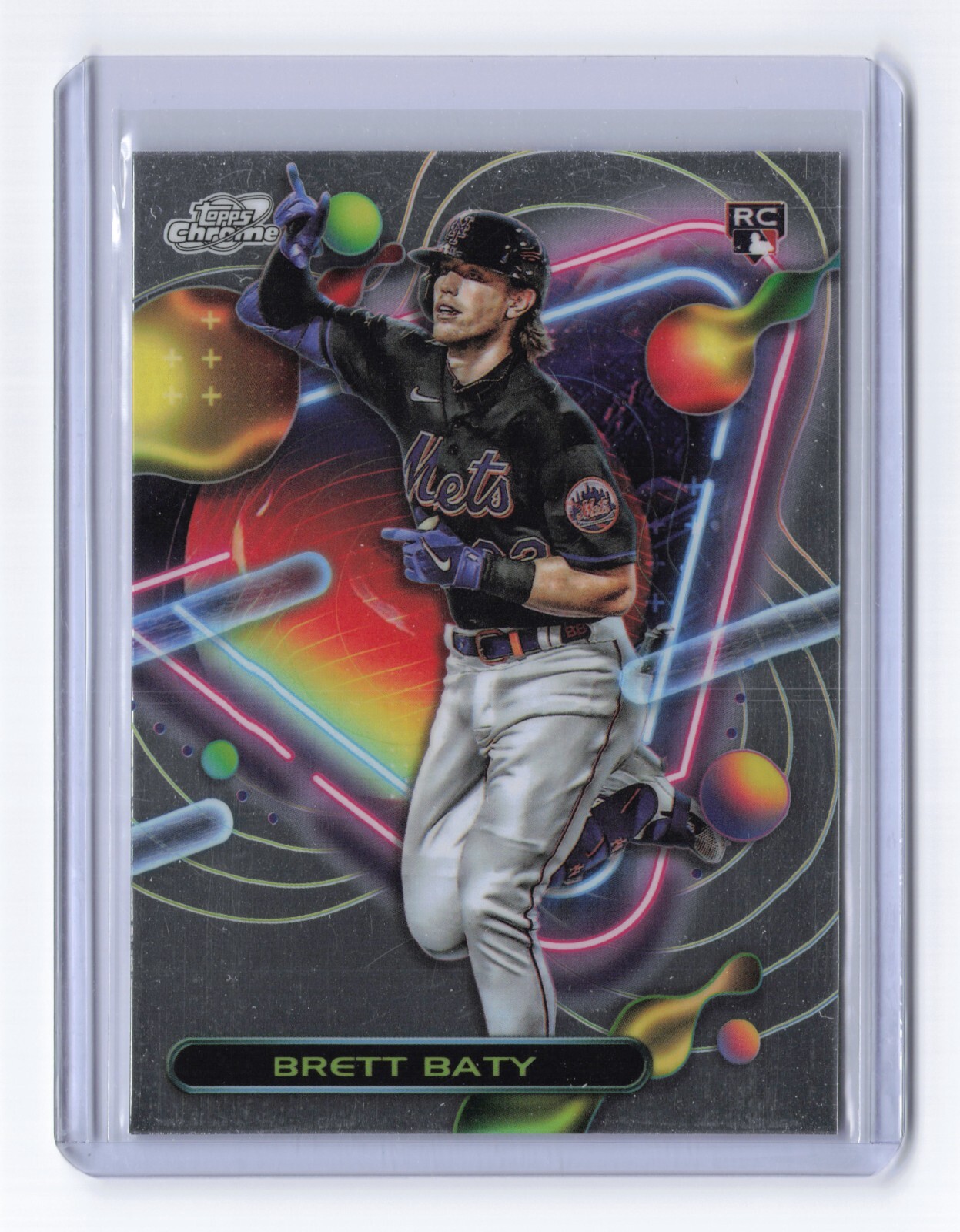 2023 Topps Cosmic Chrome - Brett Baty #22 (RC) Rookie Card Mets