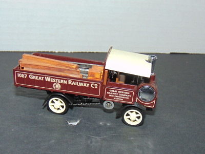 1994 1917 YORKSHIRE STEAM WAGON MATCHBOX TOY CAR 1/43 GWR RAILWAY CO