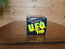 Light-up Humming U.F.O. Spinning Toy Top-vintage and Collectible
