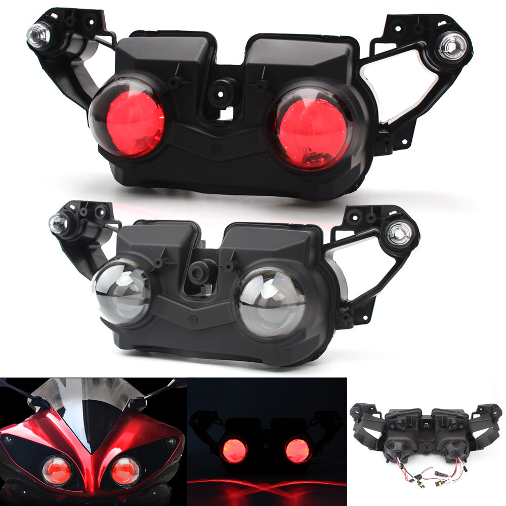 Yamaha R1 Red Headlights