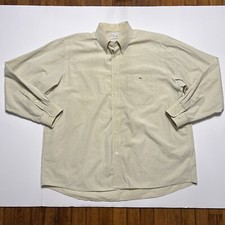 Lacoste Button Down Dress Shirt Size 44 Men s Long Sleeve LS Button Up