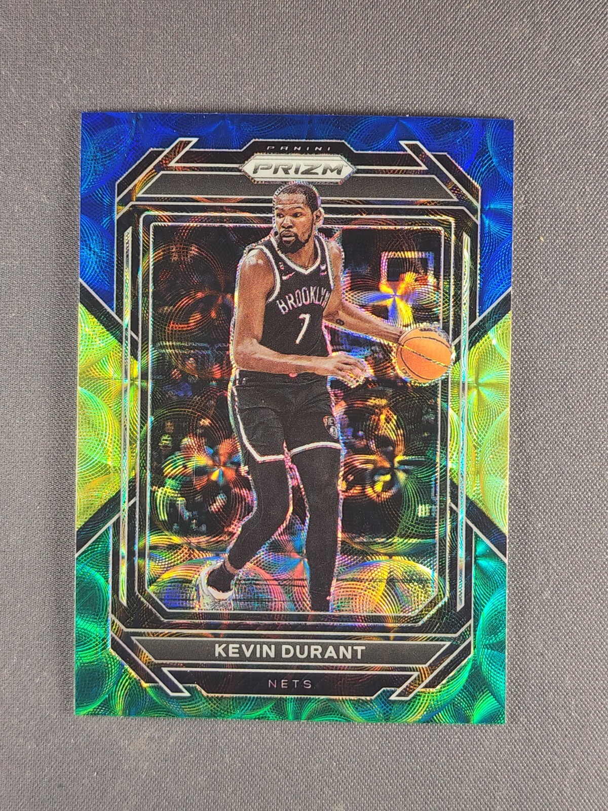 2022-23 Panini Prizm #10 Kevin Durant Blue Yellow Green Choice