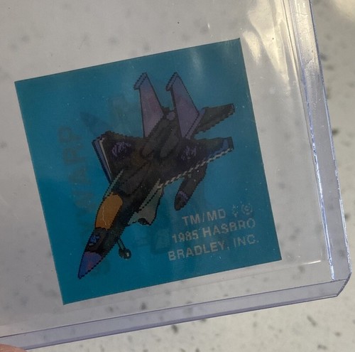 RARE - Skywarp Transformers Lenticular 3D Motion Card 1985 Hasbro Bradley - Picture 2 of 2