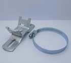 ★ Bandschelle B107 für Rohr ab Ø 60mm - Mast Schelle Schilder Befestigung Halter