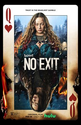 BB2656 No Exit Film By Damien Power 2022 Actress Movie Poster 11x17