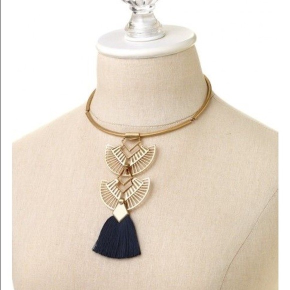 NWOT Stella Dot Aida Tassel Pendant Necklace