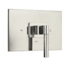 RESTORATION HARDWARE Modern Shower Handle Trim Lever Handle Set Chrome Brass