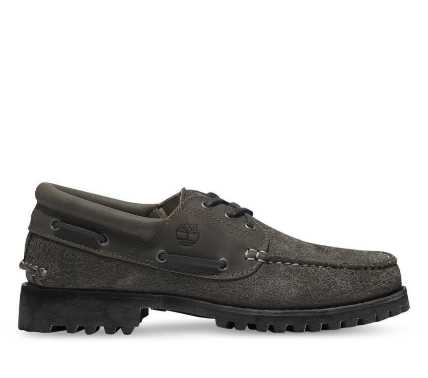 【美品】Timbealand authentic 3EYE classic 25 Men's Timberland® Authentic 3-Eye Lug Handsewn Boat Shoe