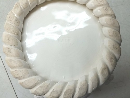 Italian Handmade Ceramic Grape Vine Bowl Vintage Mid Century Collectible Piece - Picture 8 of 19