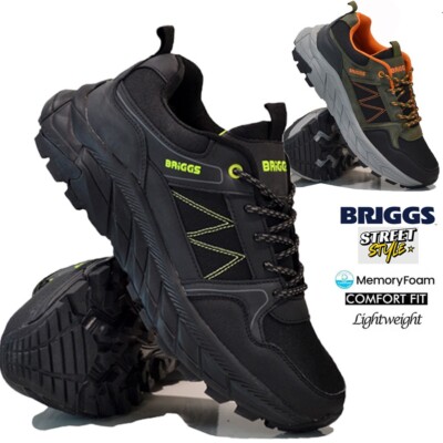 HERREN MEMORY FOAM WANDER WANDERSTIEFEL KNÖCHEL WINTER TREKKING TRAIL SNEAKER SCHUHE