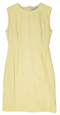 YSL Dress Cream Yves Saint Laurent Size Small UK 8 to 10, EU 40  Wool RRP £1,220