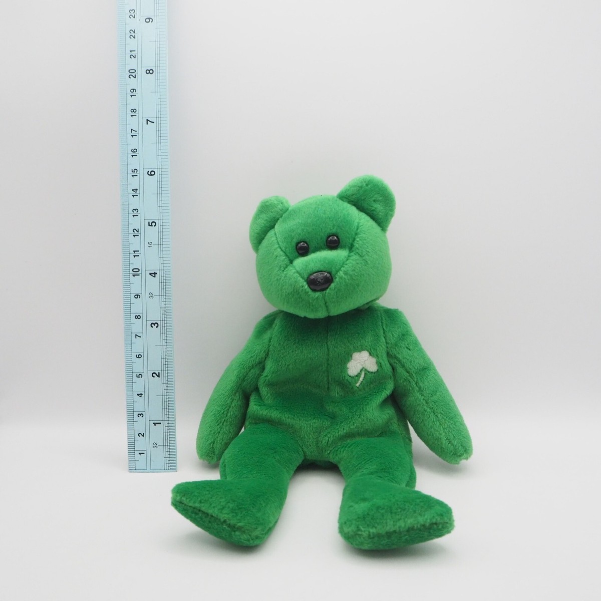 新品 kitamura ty BEANIE BABIES SENNA センナ君 Ty Beanie Baby TY C2212A Green Erin Plush Bear 8