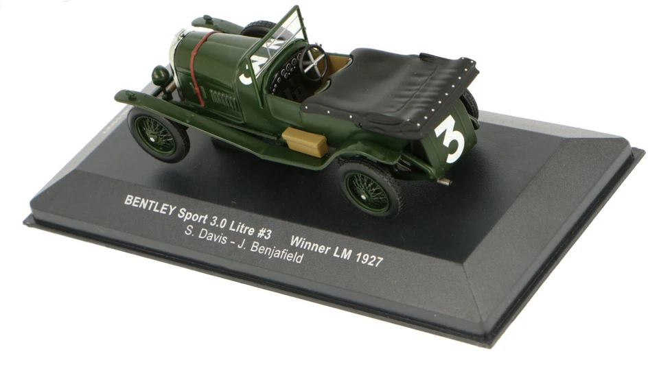 IXO LM1927 Bentley Sport 3.0 Litre #3 Le Mans Winner 1927 - 1/43 Scale - Image 4 of 4