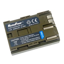 Refuelergy Battery For Canon BP511 BP-511 EOS 20D 40D FVM10 MVXli ZR90 PowerShot