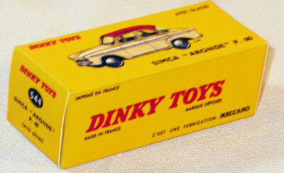 Dinky Toys 544 Simca Aronde P60 - Rouge, Boîte D'origine MIB - Fabrication Française