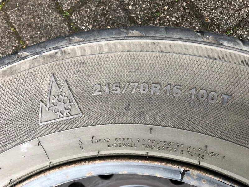 1xkomplette Reserverad Ersatzrad+Felge 215/70R16 100T für Hyundai ix35,Tucson - Bild 3 von 4