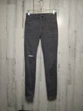 Vigoss Marley Super Skinny Gray 27 Distressed