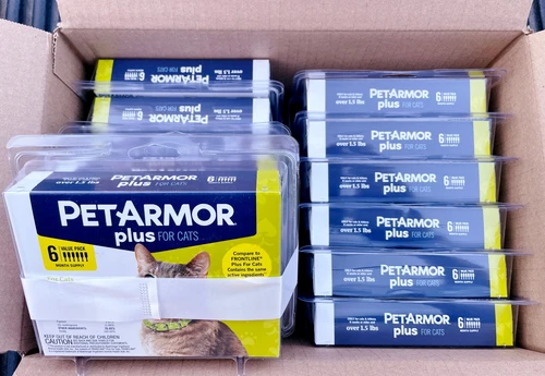 Lot of 12 PetArmor Plus for Cats - Pet Armor - 6 Months - NEW IN BOX