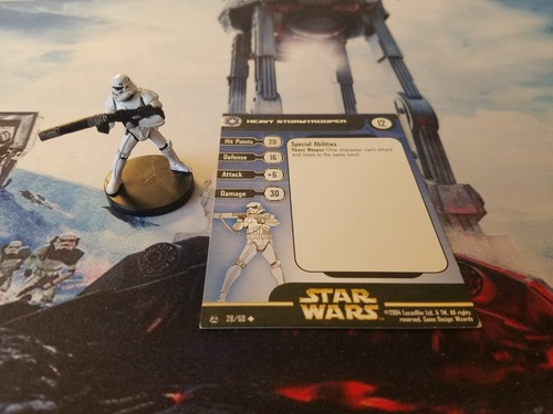 Star Wars Miniatures Rebel Storm 28 Heavy Stormtrooper
