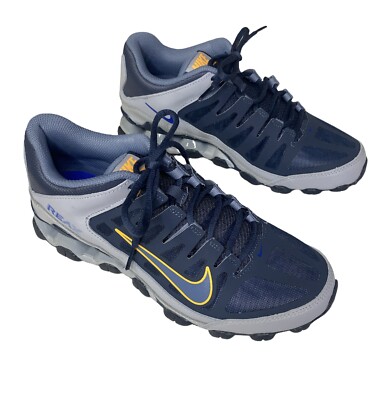 Nike Reax 8 TR Mesh Wolf Grey Thunder Blue 621716-034 Men's Size 7