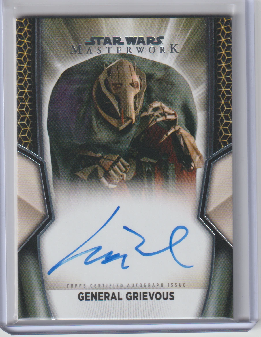 Topps General Grievous Star Wars Collectable Trading Cards for