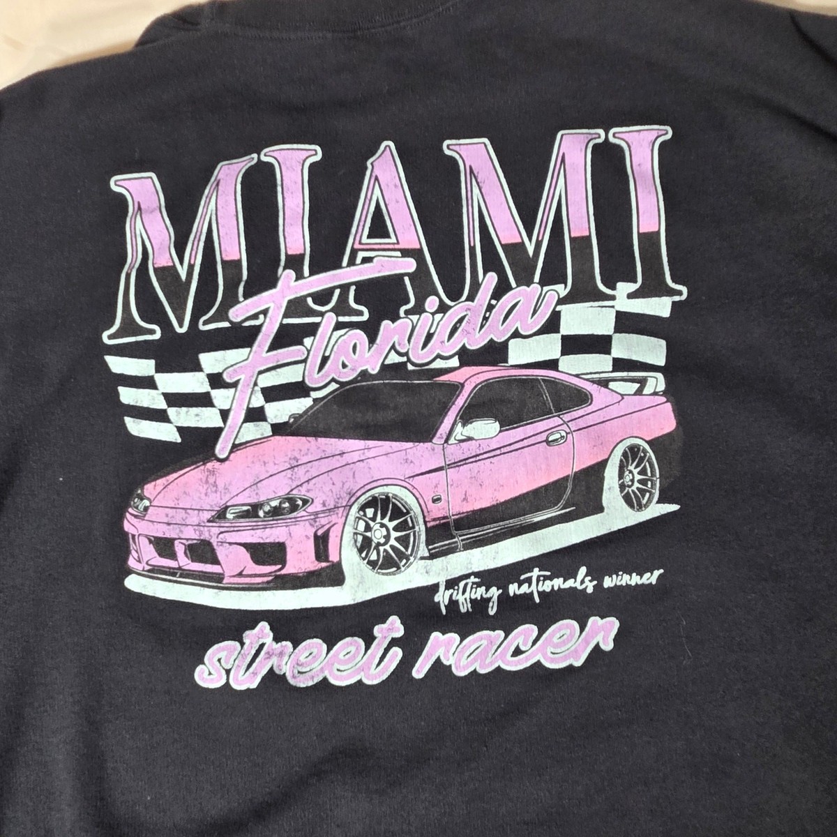 Bowery Supply Co. "Miami Florida Street Racer" Crewneck View 2