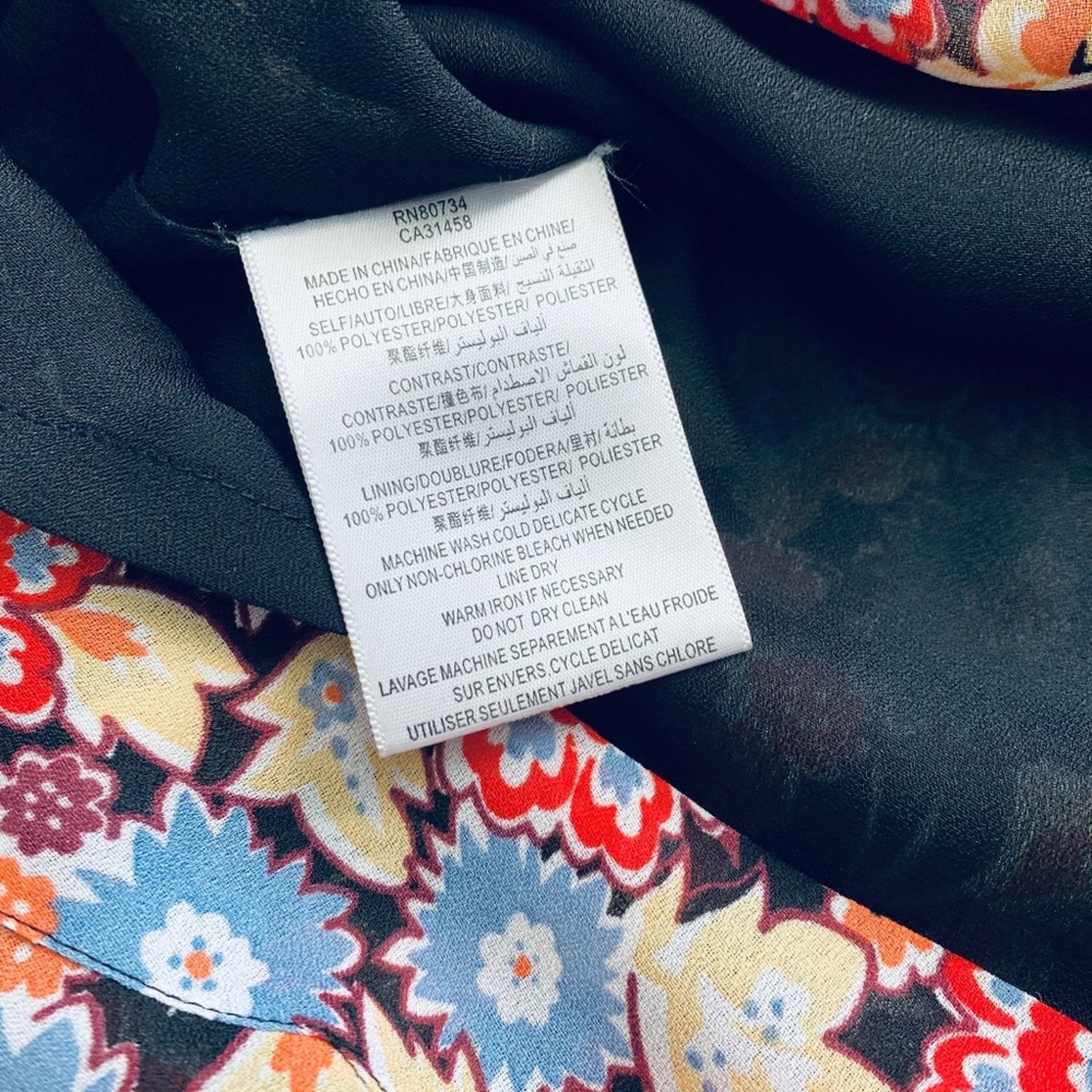 BCBGeneration red retro floral pattern dress - image 6